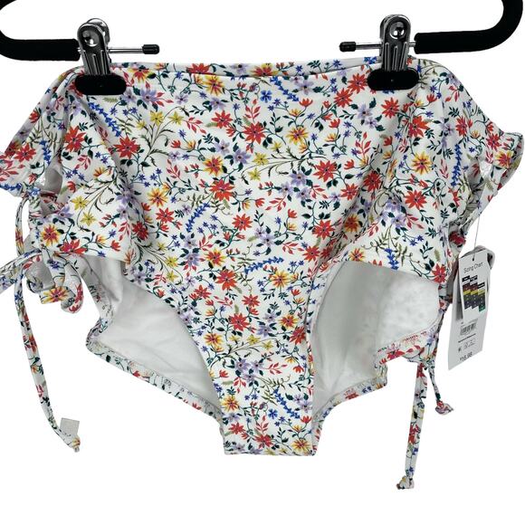NWT TIME & TRU 2-PIECE SWIMSUIT Women’s 3X Top 2X Bottom MULTICOLOR FLORAL - Picture 4 of 9